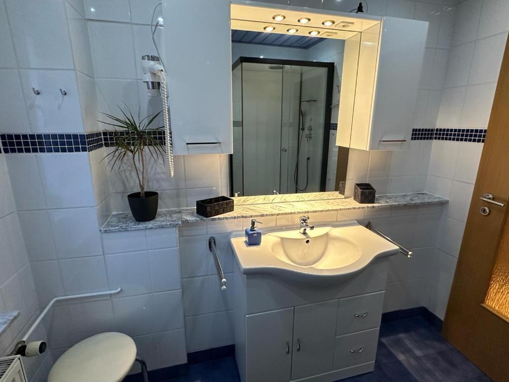 Christels Ferienwohnung 2 In Thale Mit Ueberdachter Terrasse, Kueche Mit Tv & Geschirrspueler Bagian luar foto